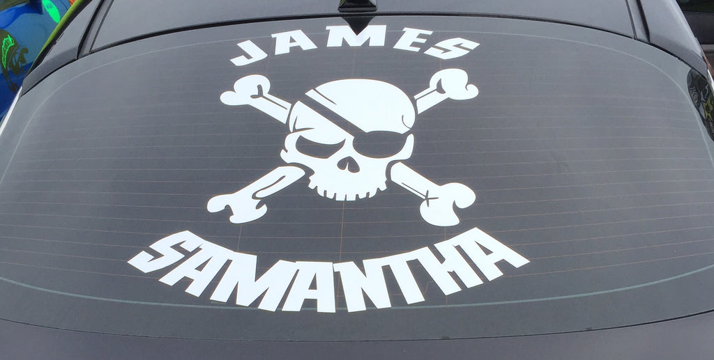 Custom Installation - Large Rear or Side Window Decals