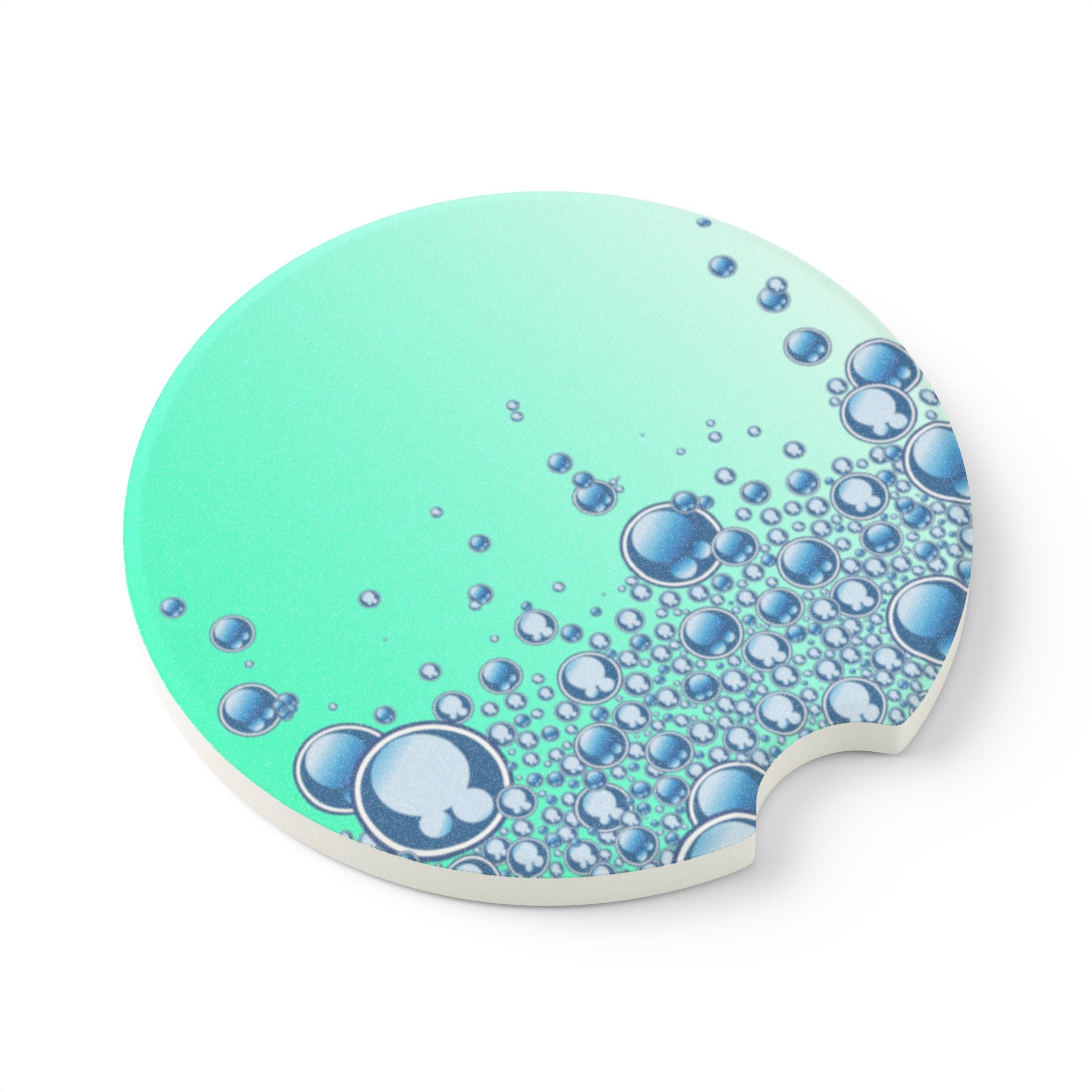 Aqua Bubble Car Cup Holder Coaster