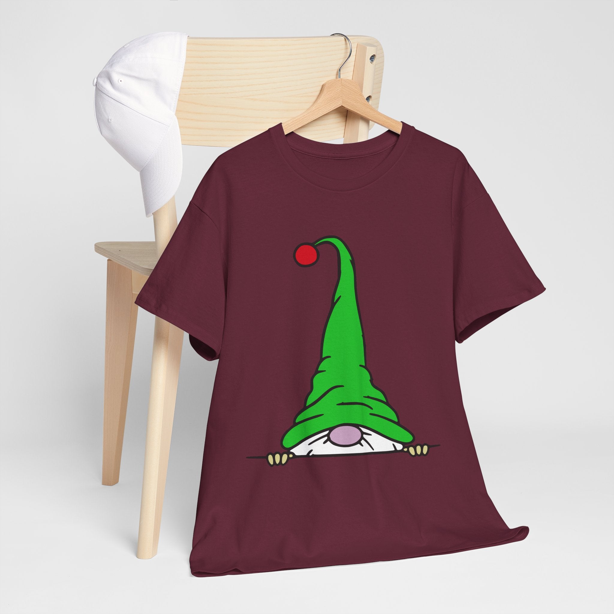 Cute Peeking Gnome T-Shirt