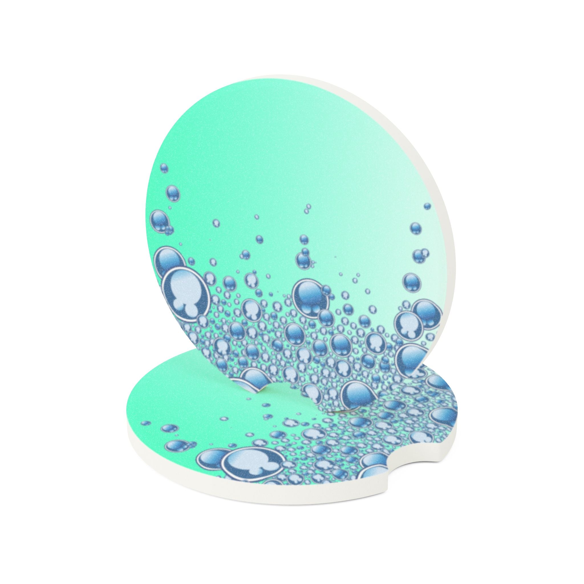 Aqua Bubble Car Cup Holder Coaster