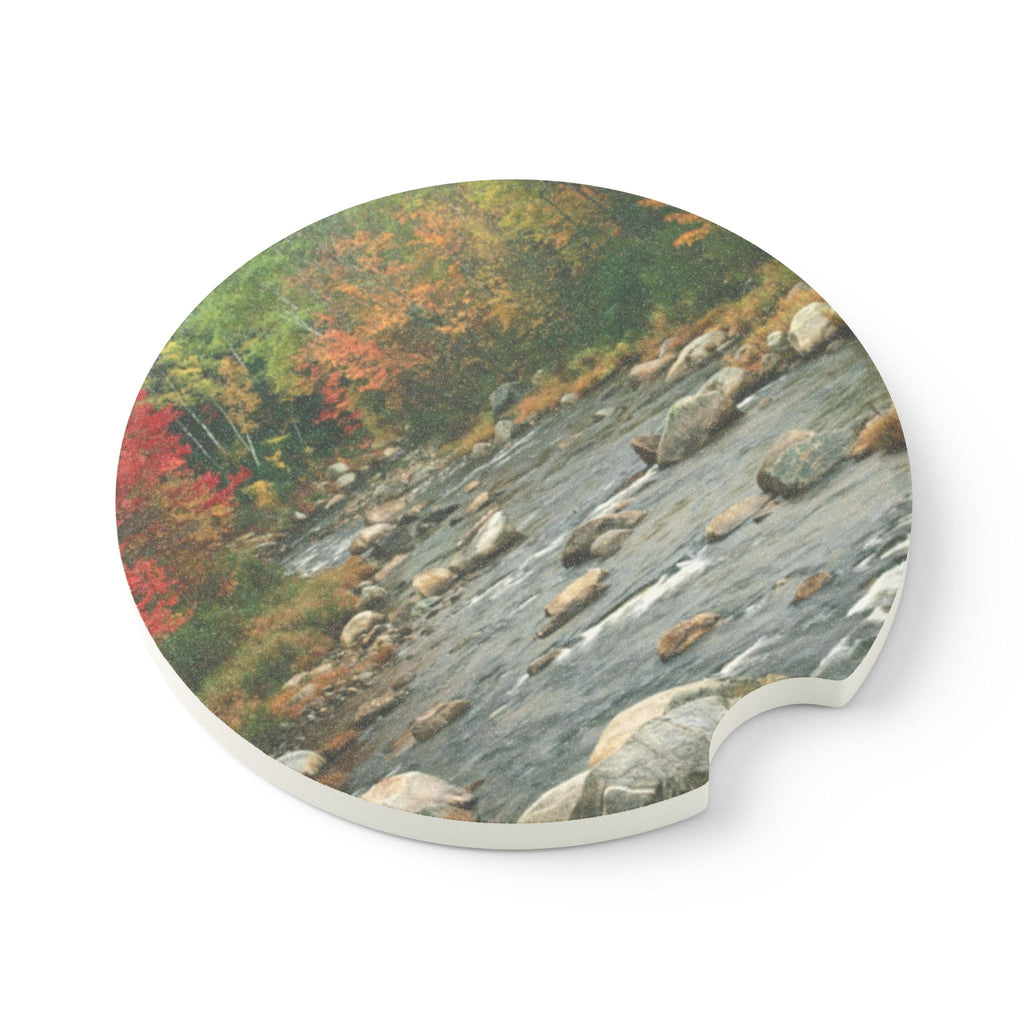 Autumn River Scenic Cup Holder Insert