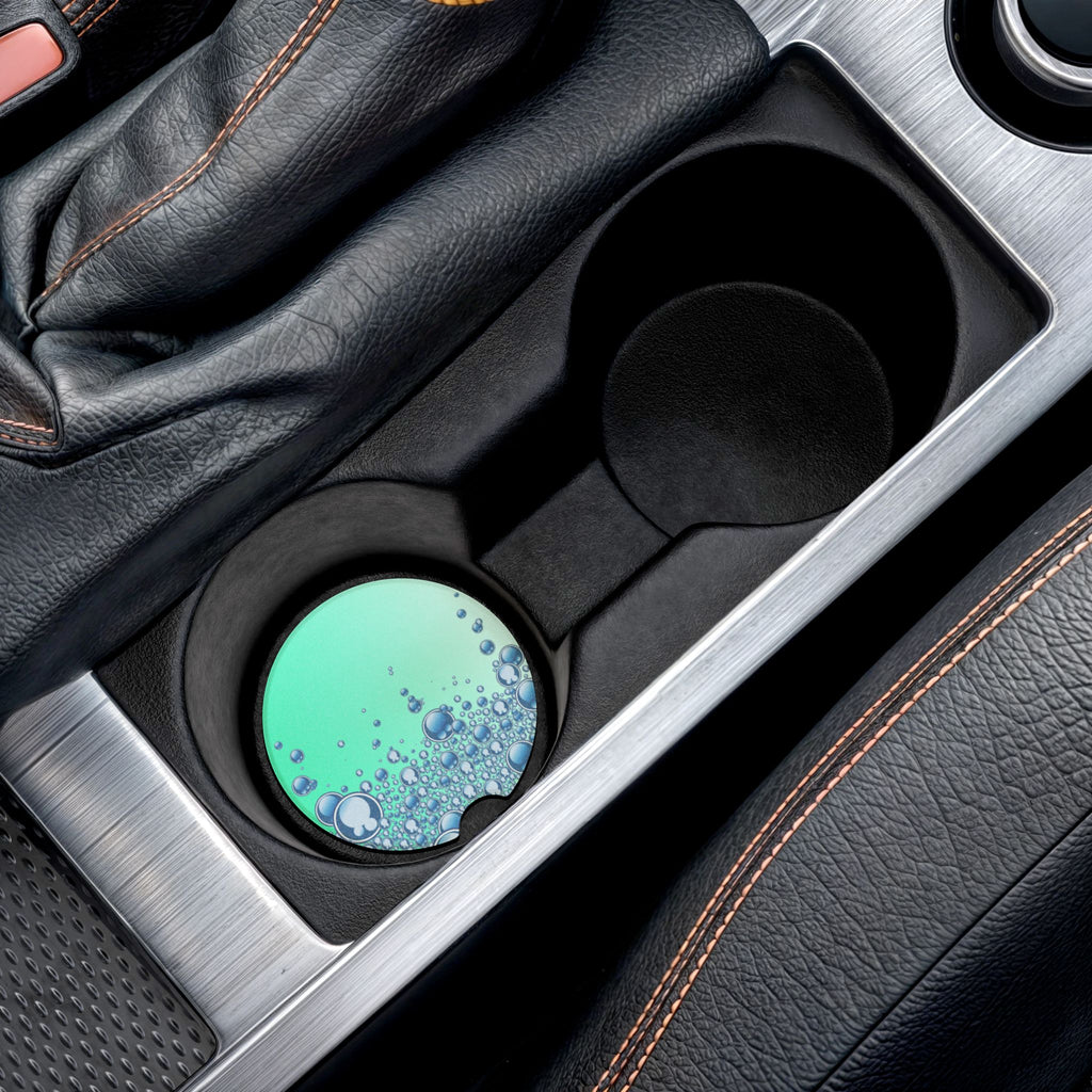 Aqua Bubble Car Cup Holder Coaster