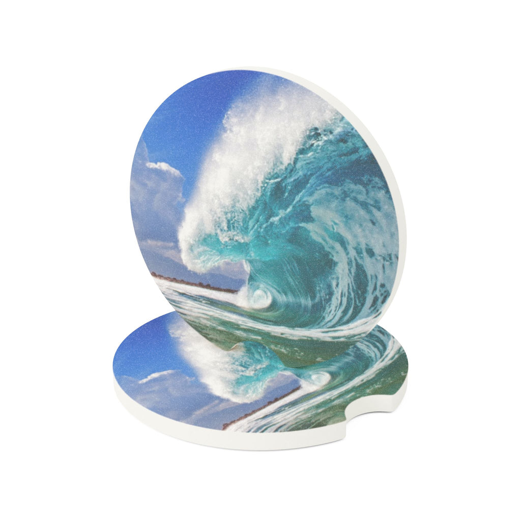 Ocean Wave Drink Holder Car Coaster