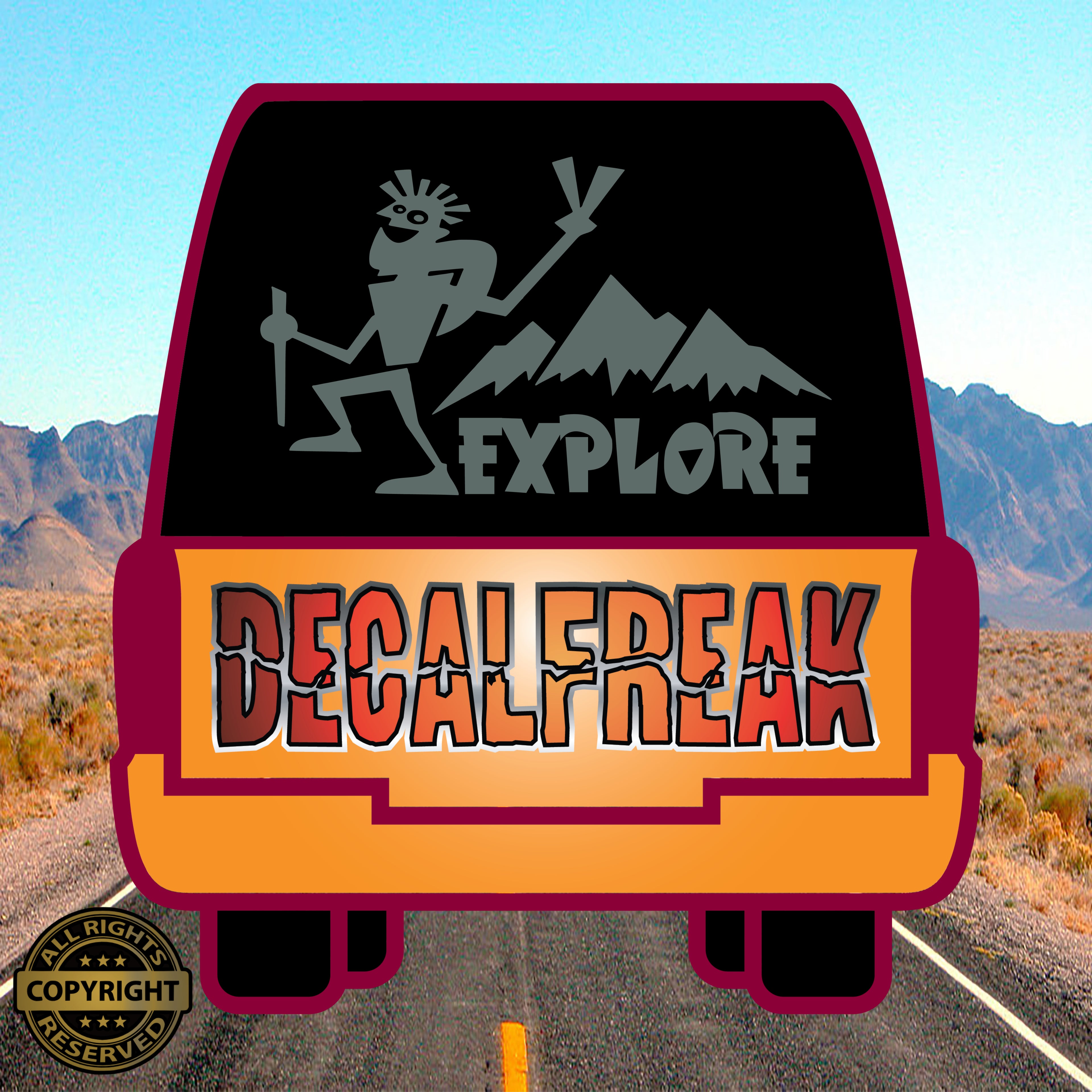 Explore Vinyl Decal