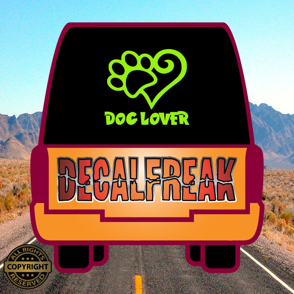 Dog Lover Vinyl Decal