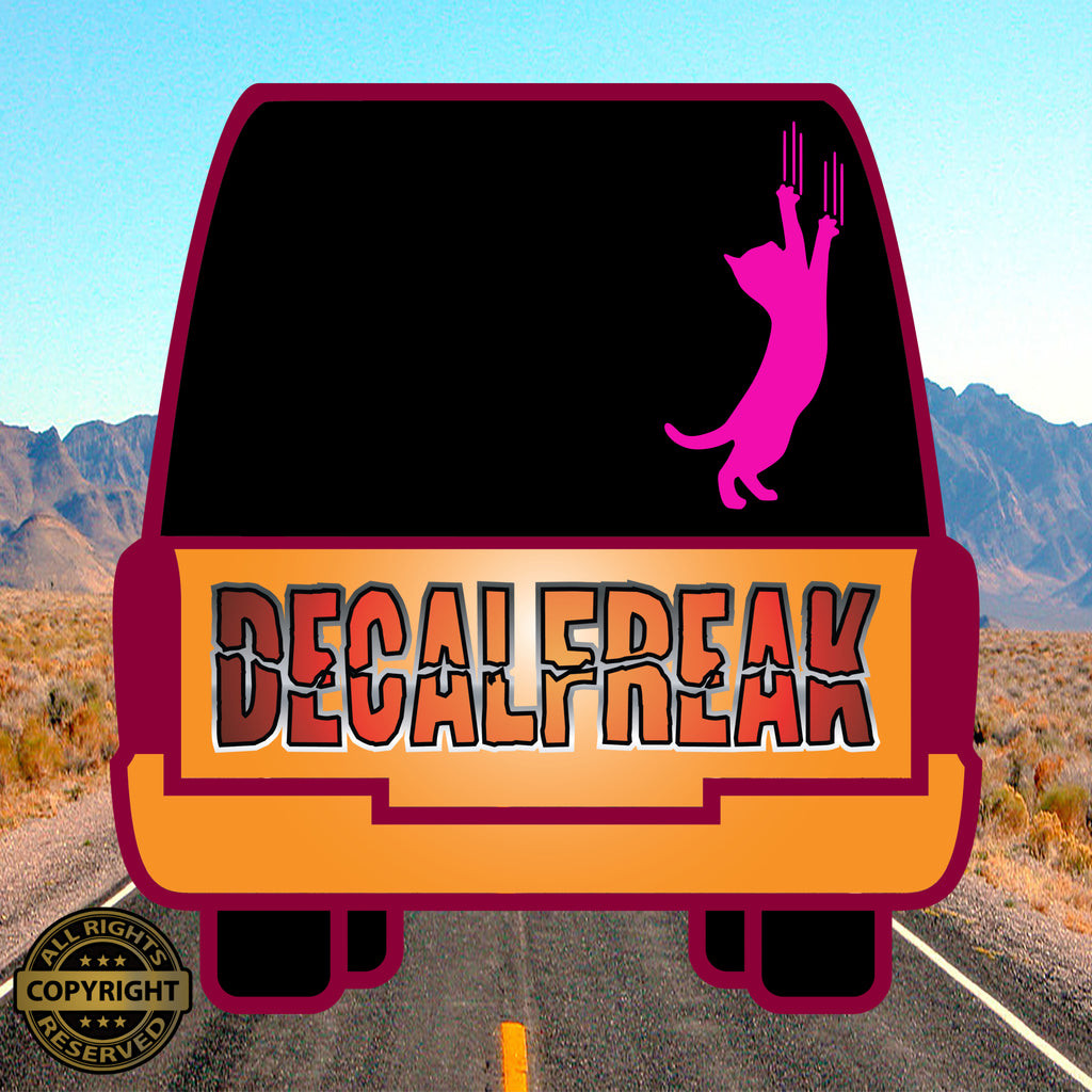 Cat Scratch Vinyl Decal