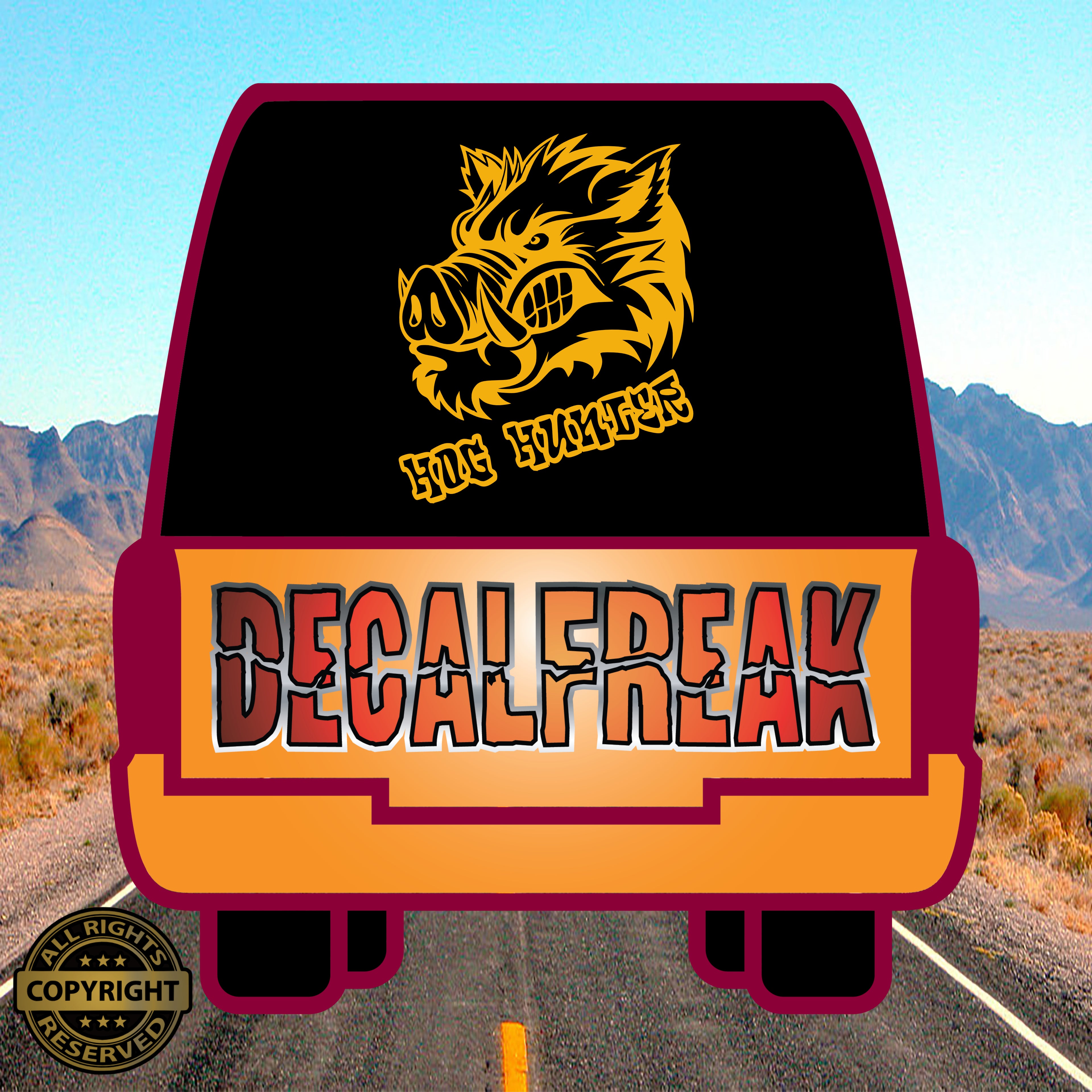 Hog Hunter Vinyl Decal