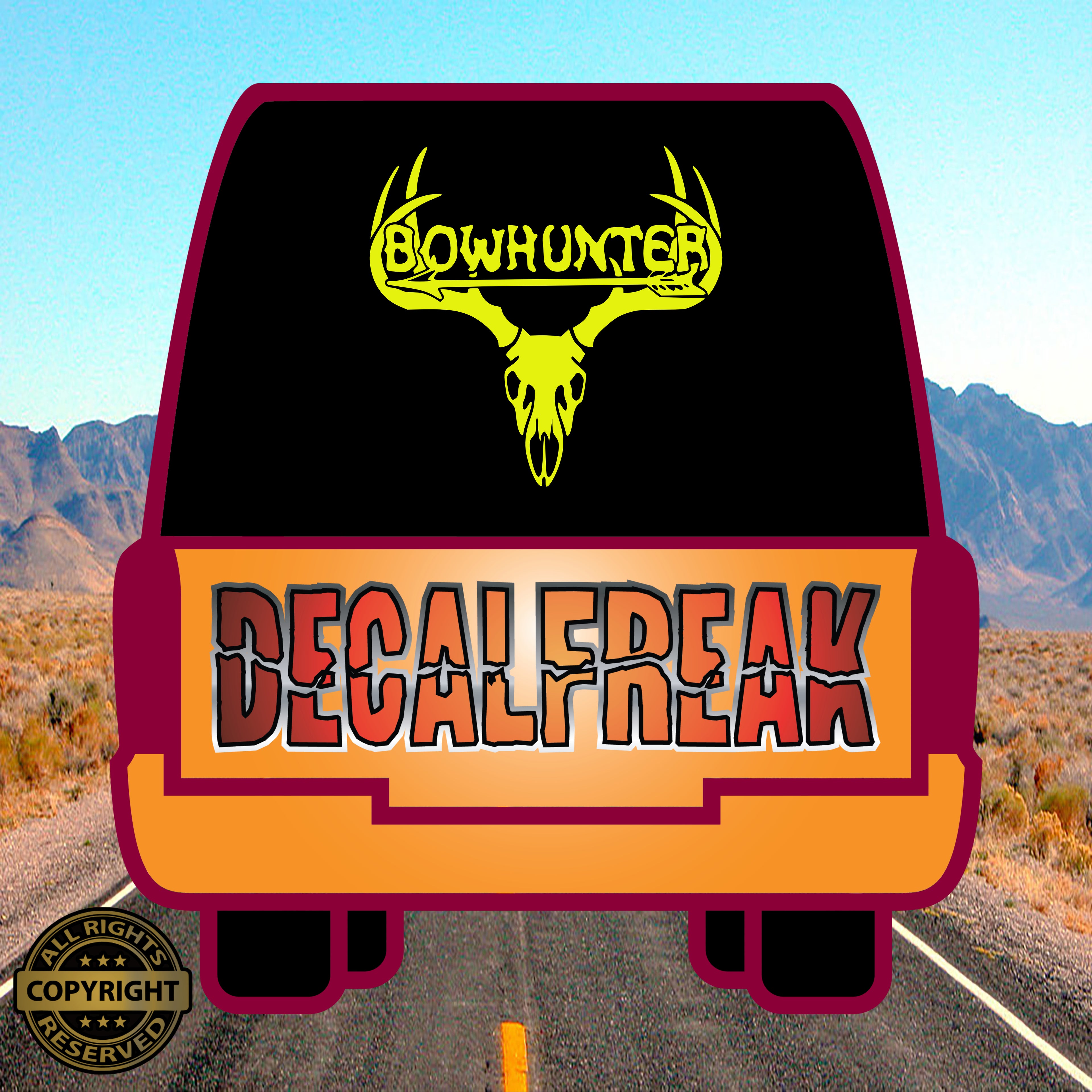 Bow Hunter Vinyl Decal