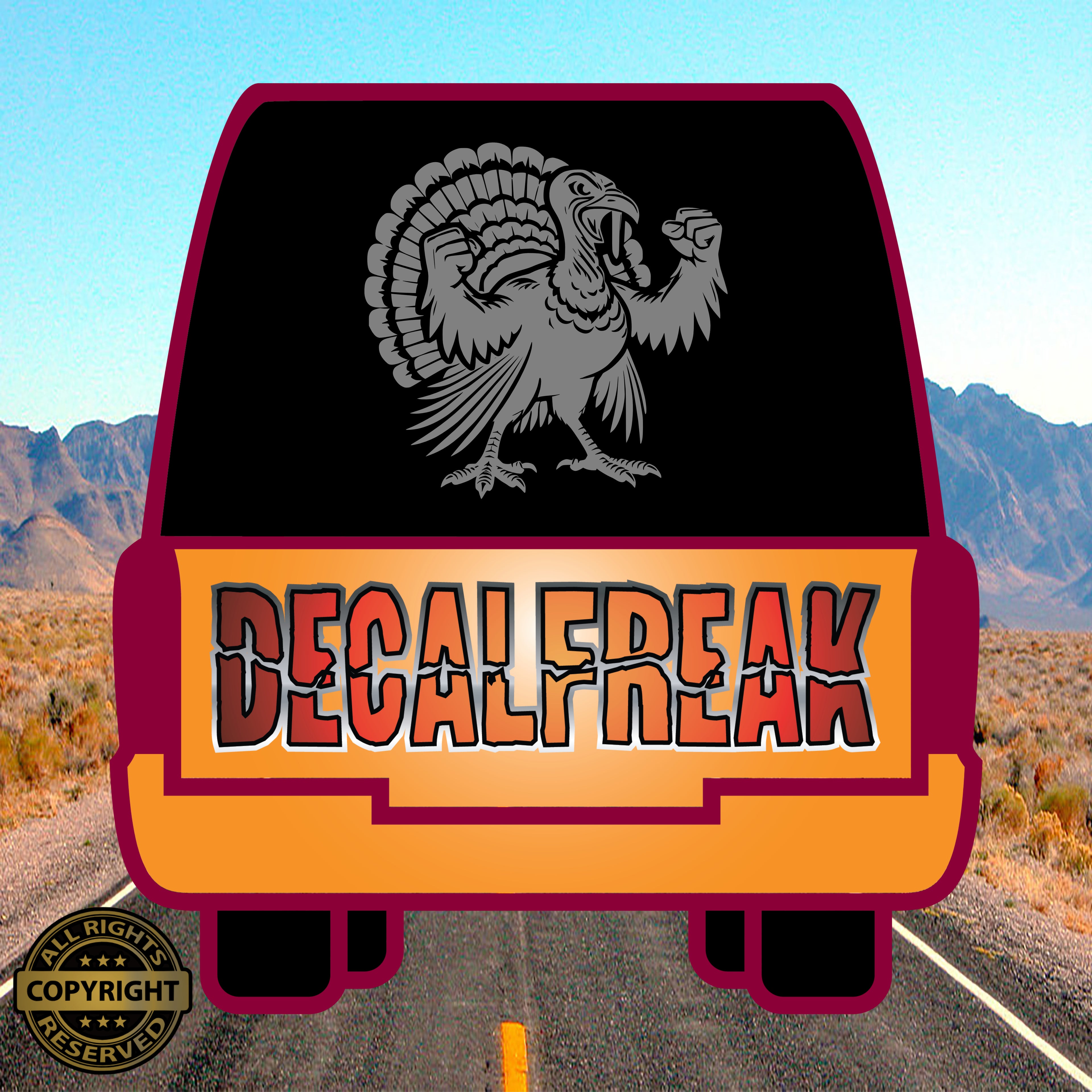 Tough Turkey Vinyl Decal