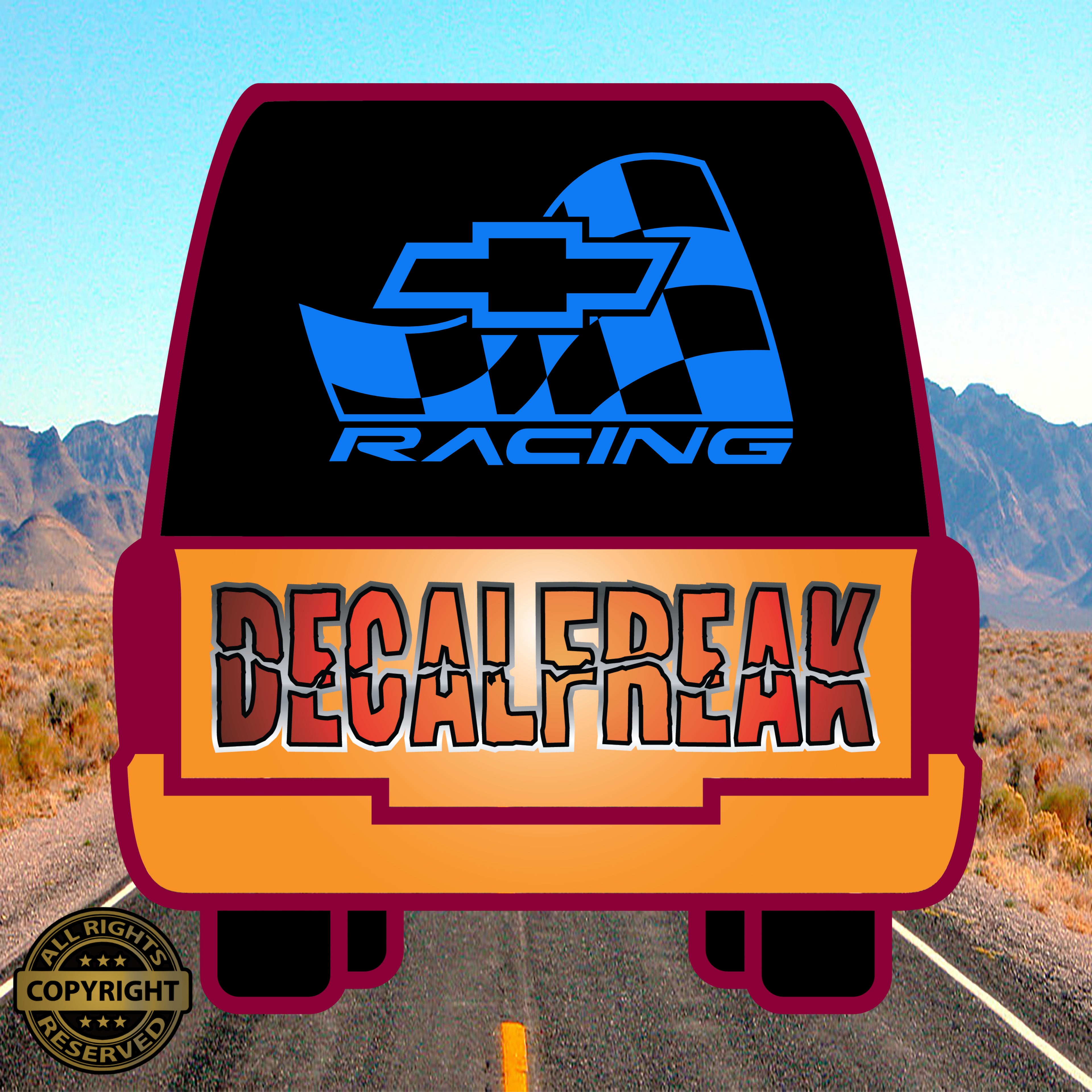 Chevy Racing Vinyl Decal