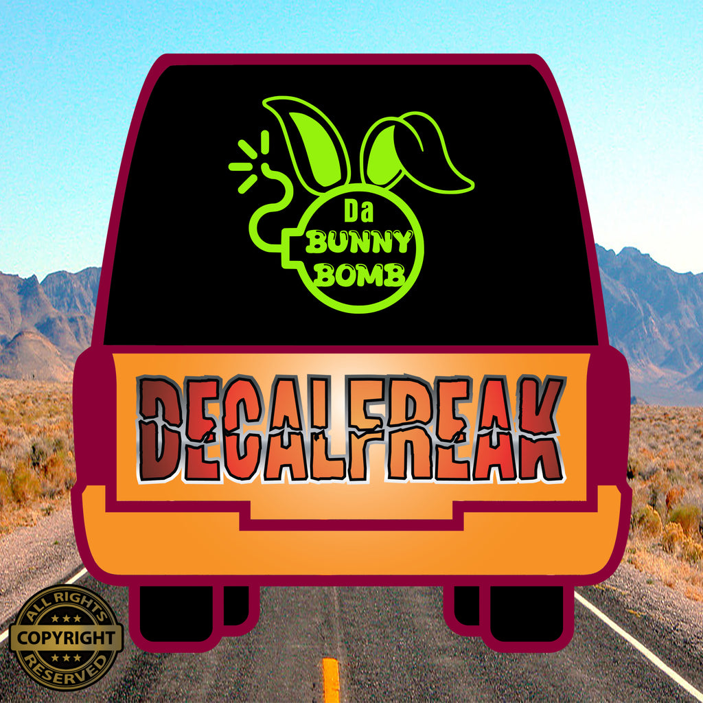 Da Bunny Bomb Vinyl Decal