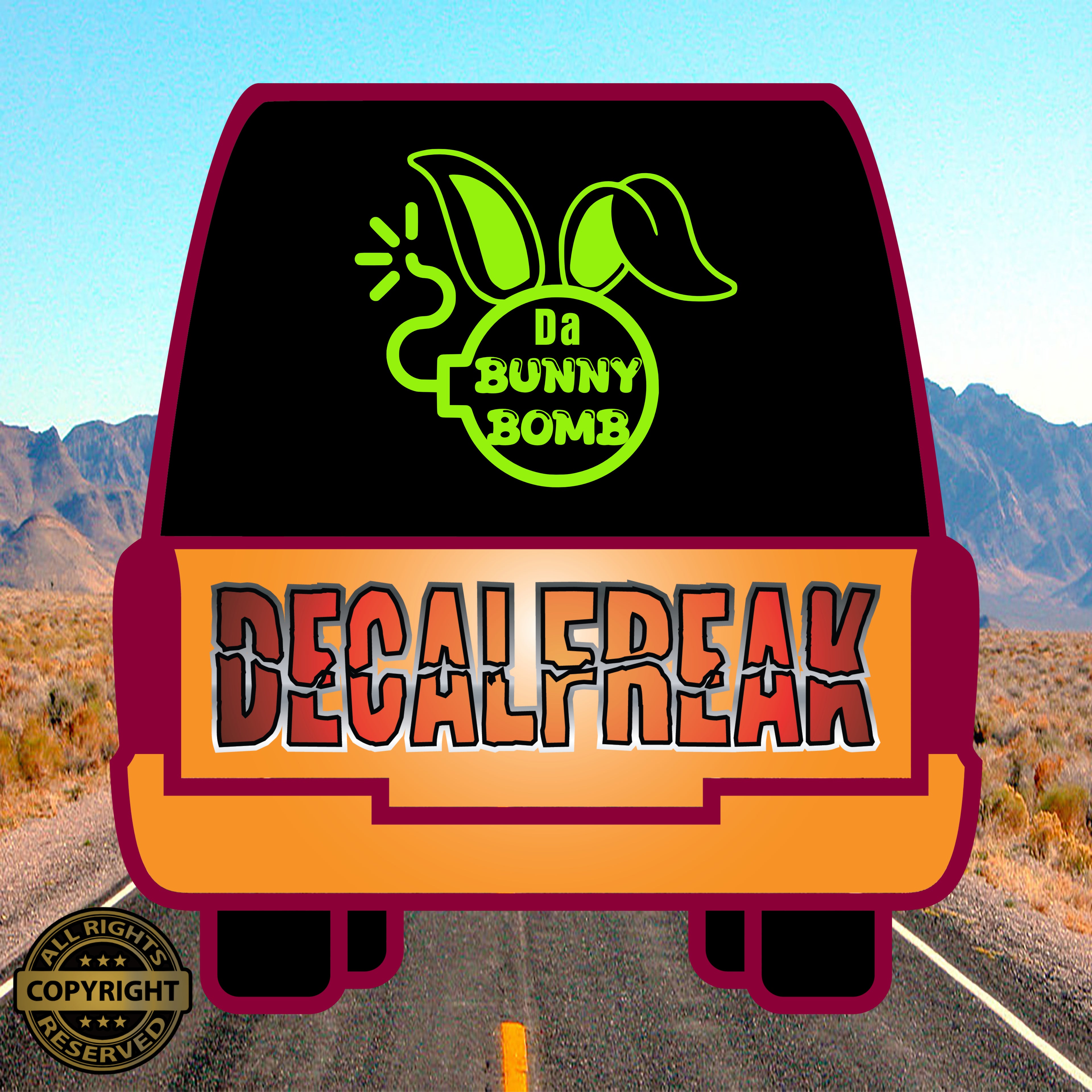 Da Bunny Bomb Vinyl Decal