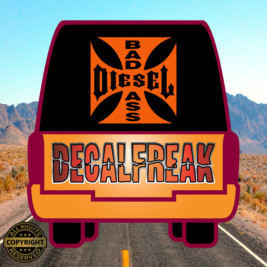 Bad Ass Diesel Vinyl Decal