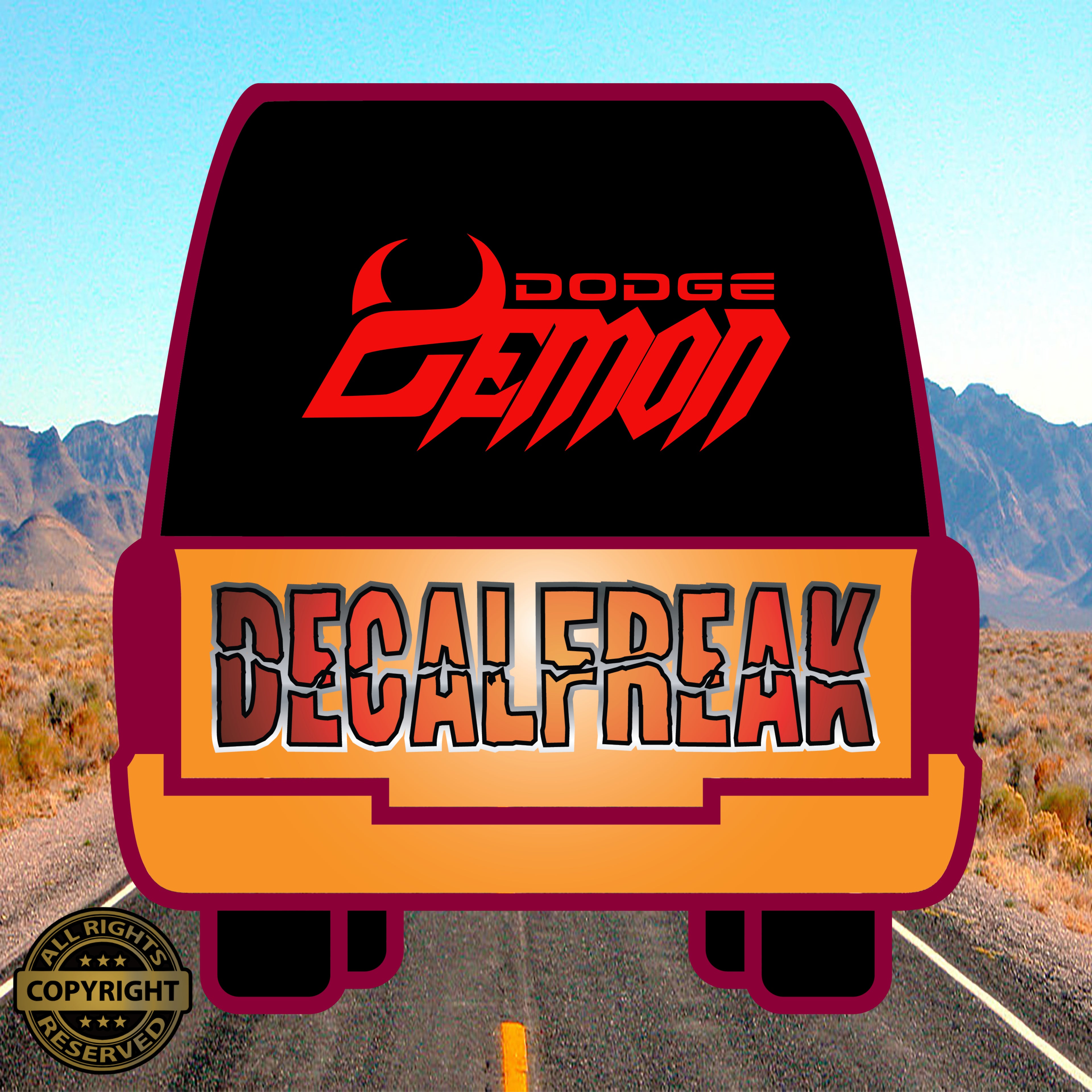 Dodge Demon Vinyl Decal