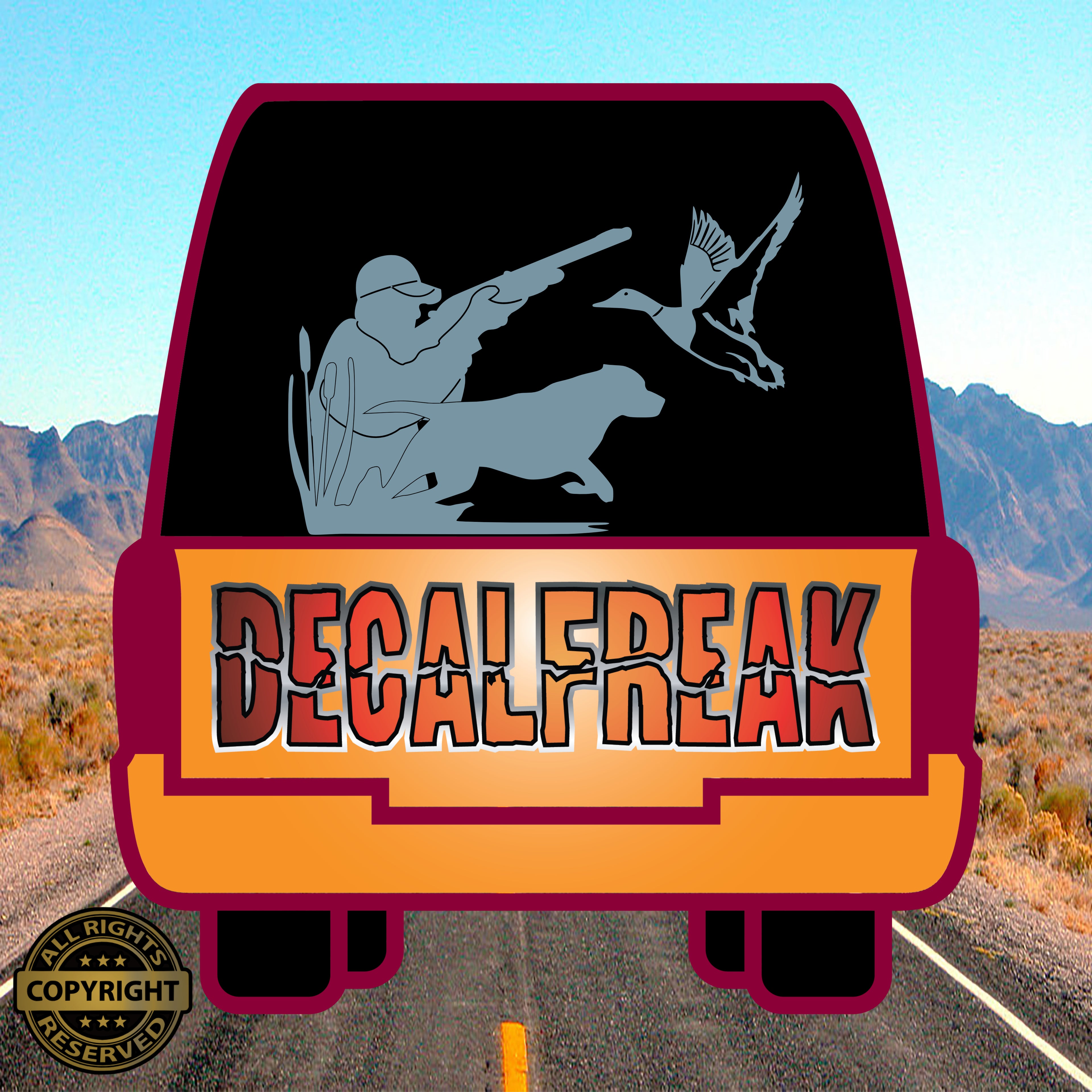 Duck Hunter Vinyl Decal