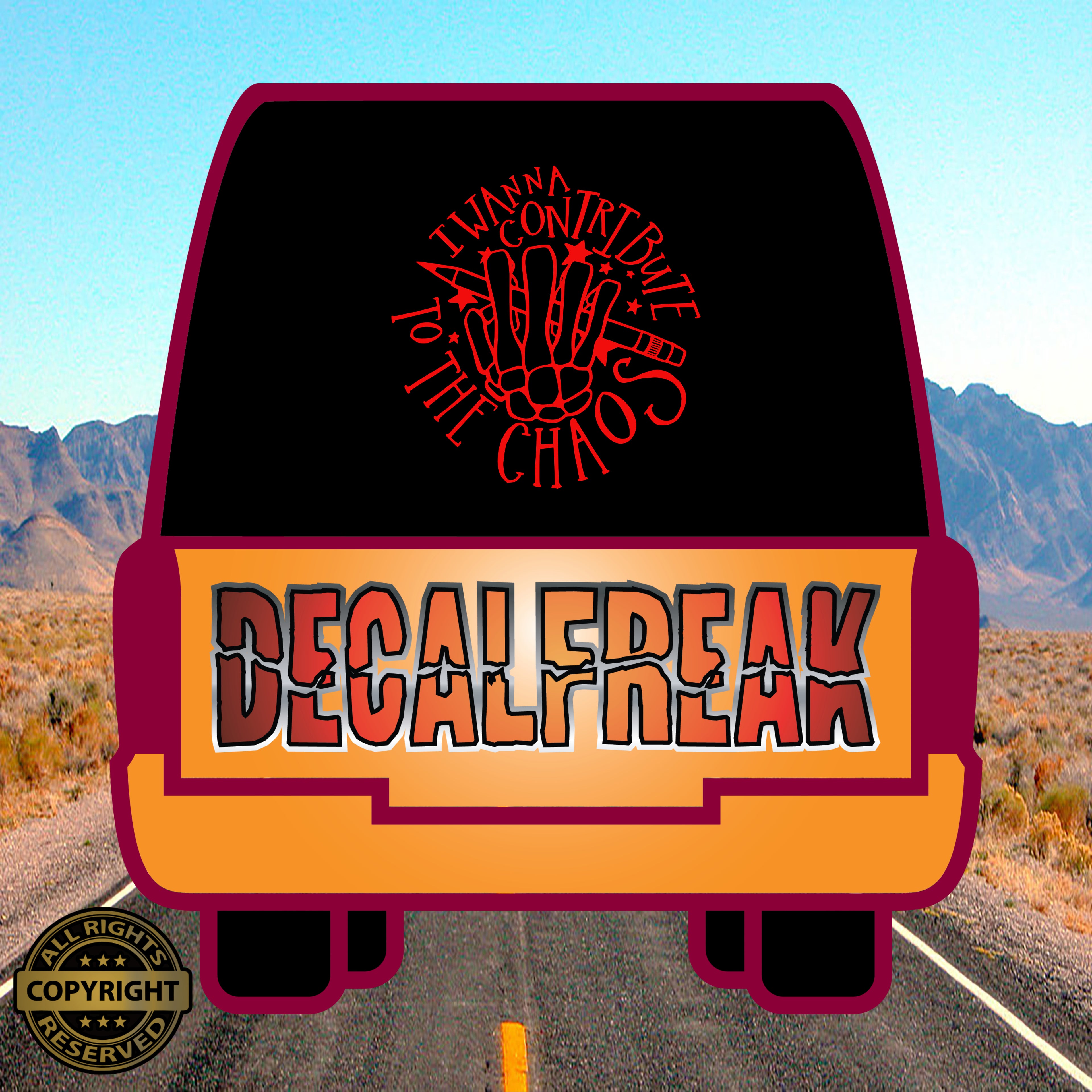 I Wanna Contribute Vinyl Decal