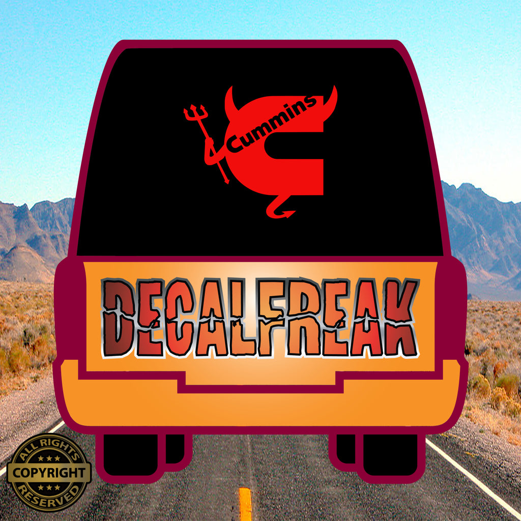 Cummins Devil Vinyl Decal