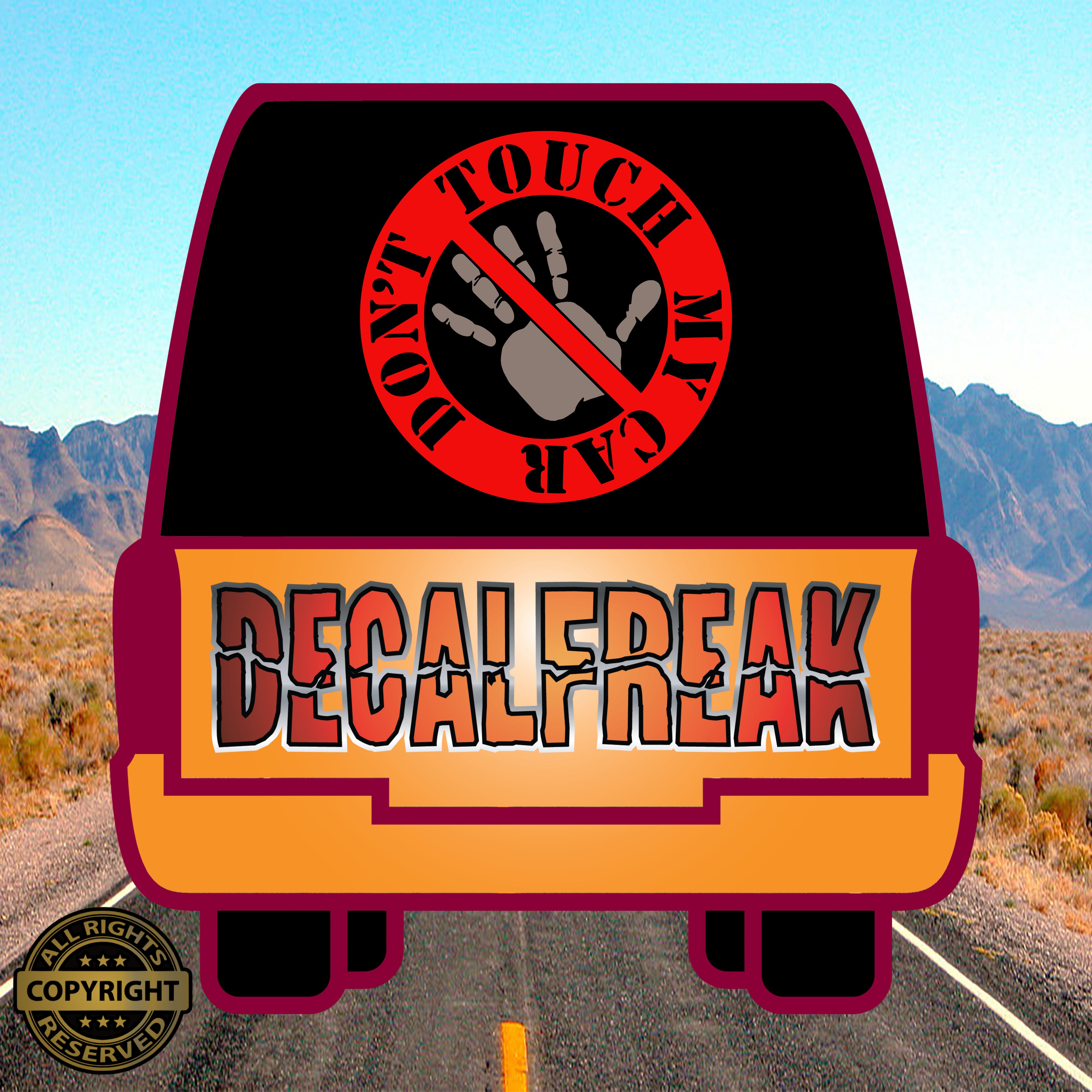 Don't Touch my carVinyl Decal