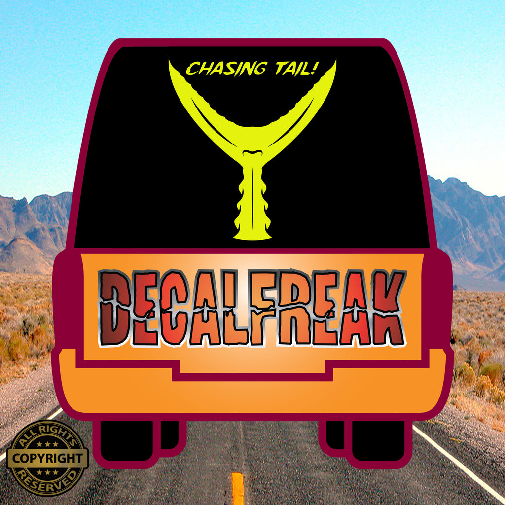 Chasing Tail Vinyl Decal